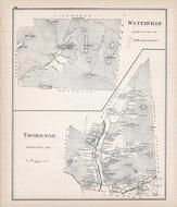 Waterville, Thornton, New Hampshire State Atlas 1892 Uncolored